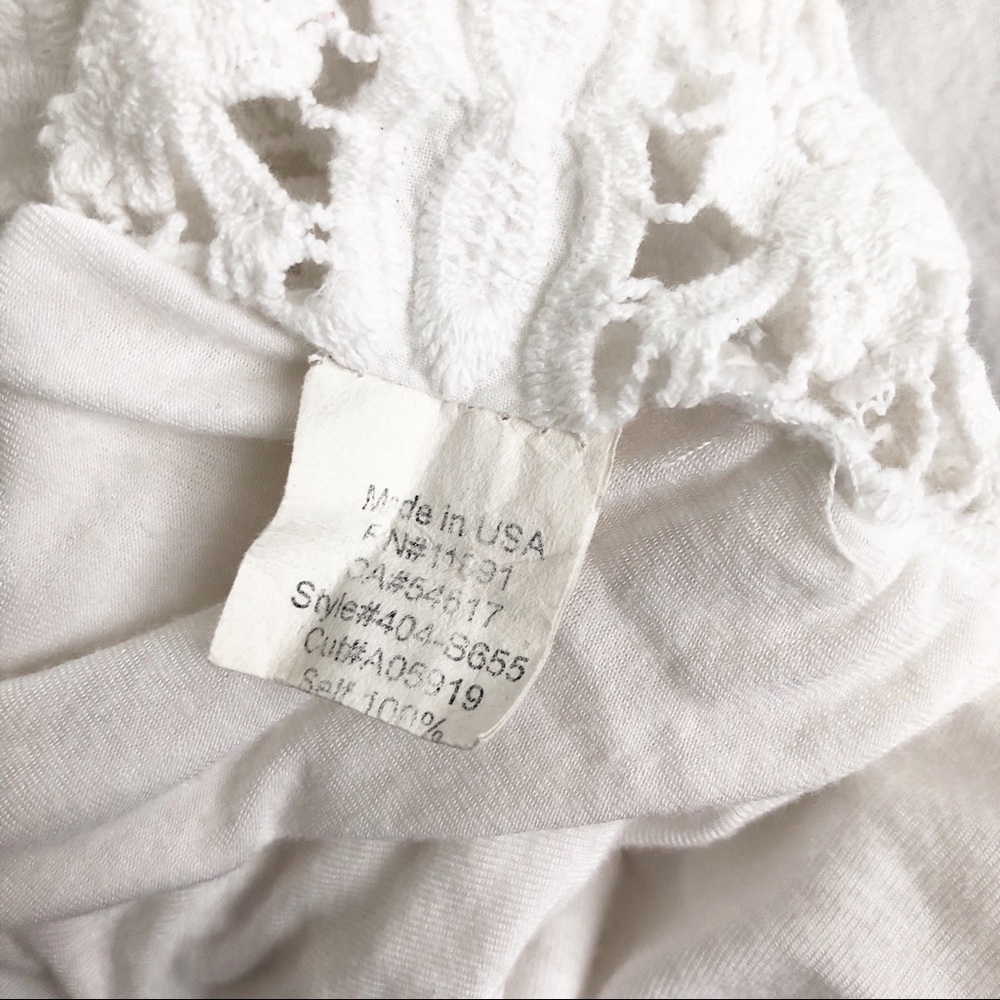 Bailey 44 White Lace Crochet Top - Picture 6 of 6